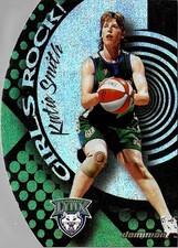 2000 SkyBox Dominion Katie Smith WNBA Girls Rock #4 Holofoil Die-Cut Lynx