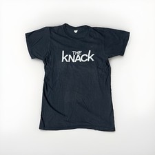 Vintage 70s The Knack Rock Band T-Shirt Single Stitch Medium Made In USA Rare