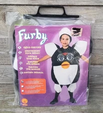 Vtg 1999 Furby Toddler Size Costume 1-2 Years Black Tiger Electronics Rubie’s