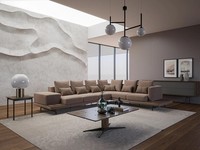 Wohnzimmer Ecksofa L-Form Designer Luxus Garnitur Einrichtung Couchtisch Neu