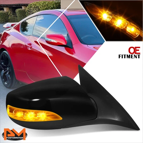 For 10-16 Genesis Coupe OE Style Power+Heated+Turn Signal Side Door Mirror Right