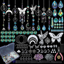 DIY Suncatchers400Pcs Sun Catchers Making Supplies Kit Art and Crafts for Adults