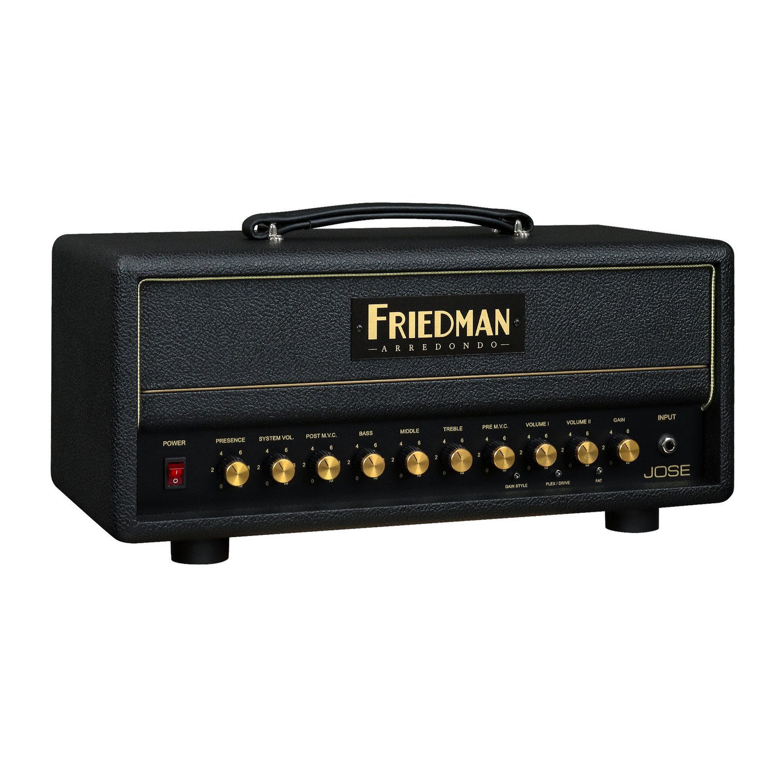 Friedman Jose Arredondo 20W EL84 Guitar Amplifier Head - Black/Gold Piping