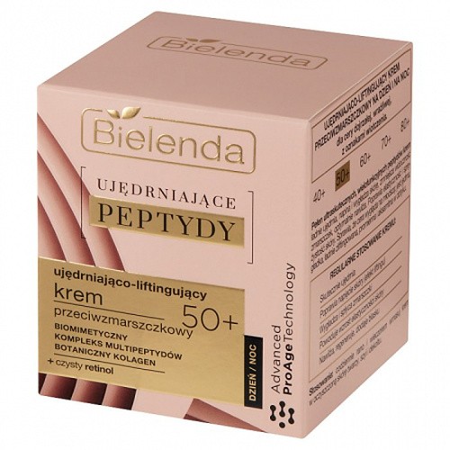 Bielenda Firming Peptides Lifting And Firming Moisturiser 50+ 50 Ml - Image 4