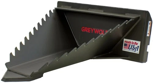 GreyWolf Mini Skid Steer Stump Bucket 24" Wide Fits Boxer Kanga Thomas Vermeer