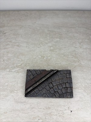 1/35 Scale Tram Track Cobblestone Road Diorama Base 