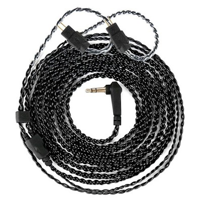2M IEM Cable with 4N OFC Silver-Plated Wire for Superior Sound Experience
