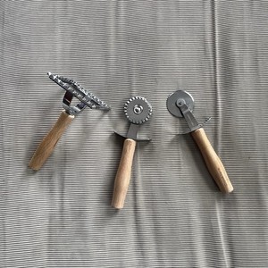 Crate & Barrel Stainless Steel Pastry Cutters (Set Of 3)