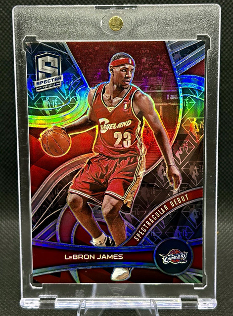 2021-22 Panini Spectra LeBron James Spectacular Debut 75th SSP #154 ULTRA