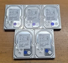 (LOT OF 5) HGST 3.0TB SATA 7200 RPM 3.5" HDD Hard Drive