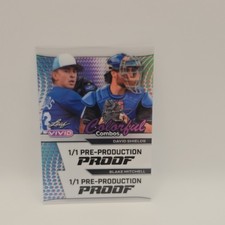 Leaf Vivid 2024 Colorful Combos CD-10 1/1 Proof David Shields Blake Mitchell