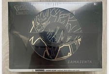 Pokémon TCG Sword & Shield Elite Trainer Box Plus Zamazenta Card Game - POK82743