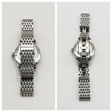 HAMILTON Valiant Women's Watch Shell Dial Roman Quartz New Battery Excellent Con 12