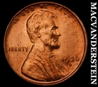 1936-D Lincoln Wheat Cent - Red Choice Gem Brilliant Unc  Lustrous  #G7895