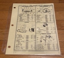 195319541955 Chevrolet Corvette Part Numbers Book Gmchevy 535455
