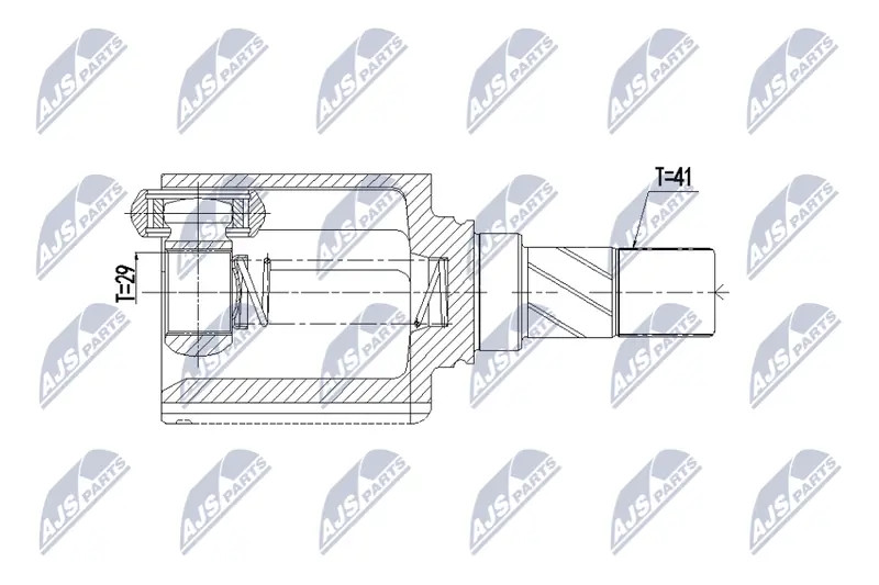 Fits NTY NPW-ME-167 INNER CV JOINT ⭐UK Stock⭐ - Image 6