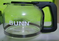 BUNN 10 Cup Glass Coffee Carafe Replacement Pot Drip-Free Black Handle OEM