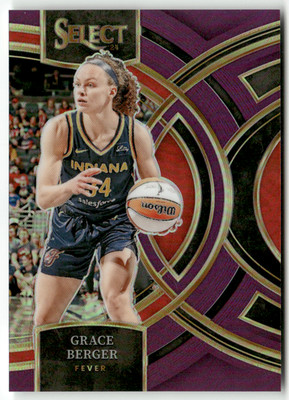 2024 Panini WNBA Select No. 157 Grace Berger Purple Prizm 15/149