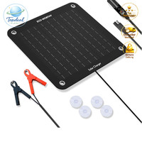 Solar LadegeräT 12V 10W FüR Autobatterie, Tragbares Solarpanel