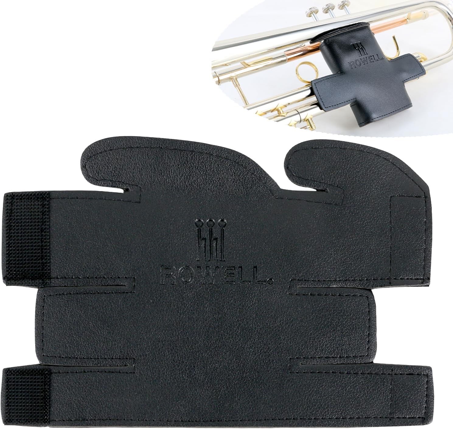ROWELL Trumpet Hand Guard Leather Valve Portable Valve...