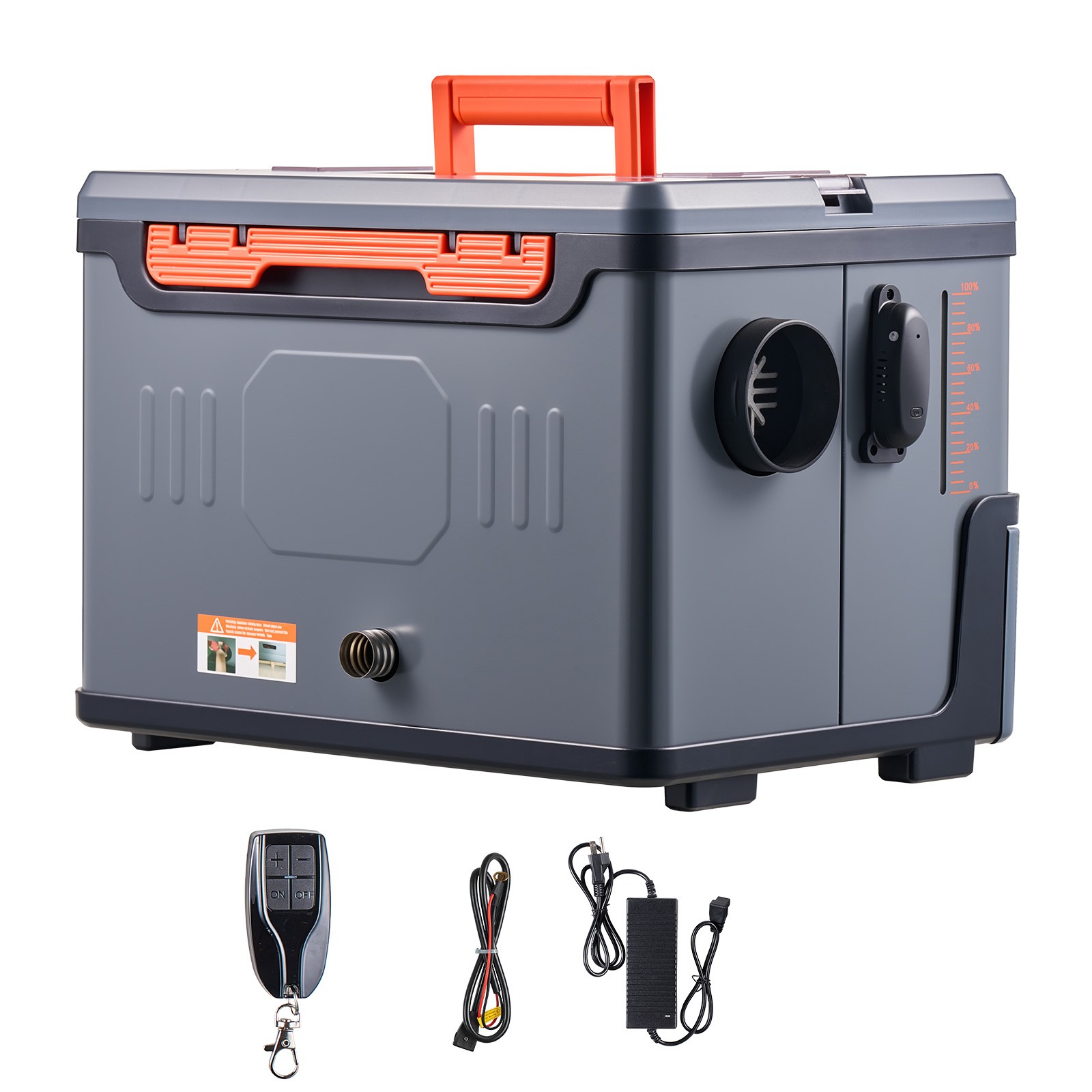 Chauffage gazole portable 8kW Uimoso à faible consommation avec écran LCD