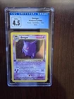 Gengar 5/62 Holo Fossil - 1st Edition Pokemon CGC 4.5 Graded Card Error Holo