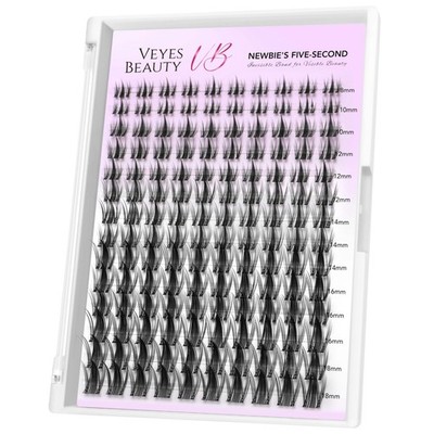 VEYESBEAUTY Manga Lash Clusters Eyelash Extensions Thin  Invisible Band DIY I...