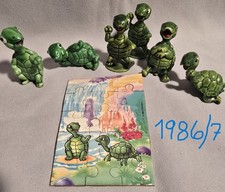 1987 Ferrero Kinder Surprise TAPSI T RTEL Turtles  Puzzel Set of 5 w/1 dup 