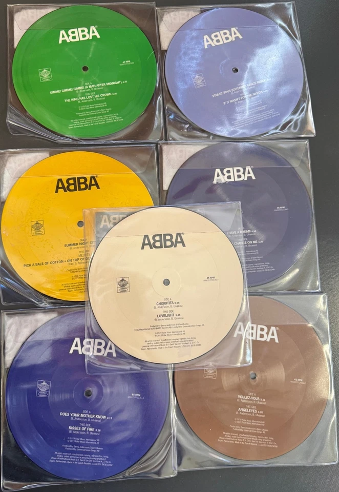 ABBA -VOULEZ-VOUS 7" PICTURE DISC COLLECTION - NEW AND FACTORY SEALED - Image 2 of 2