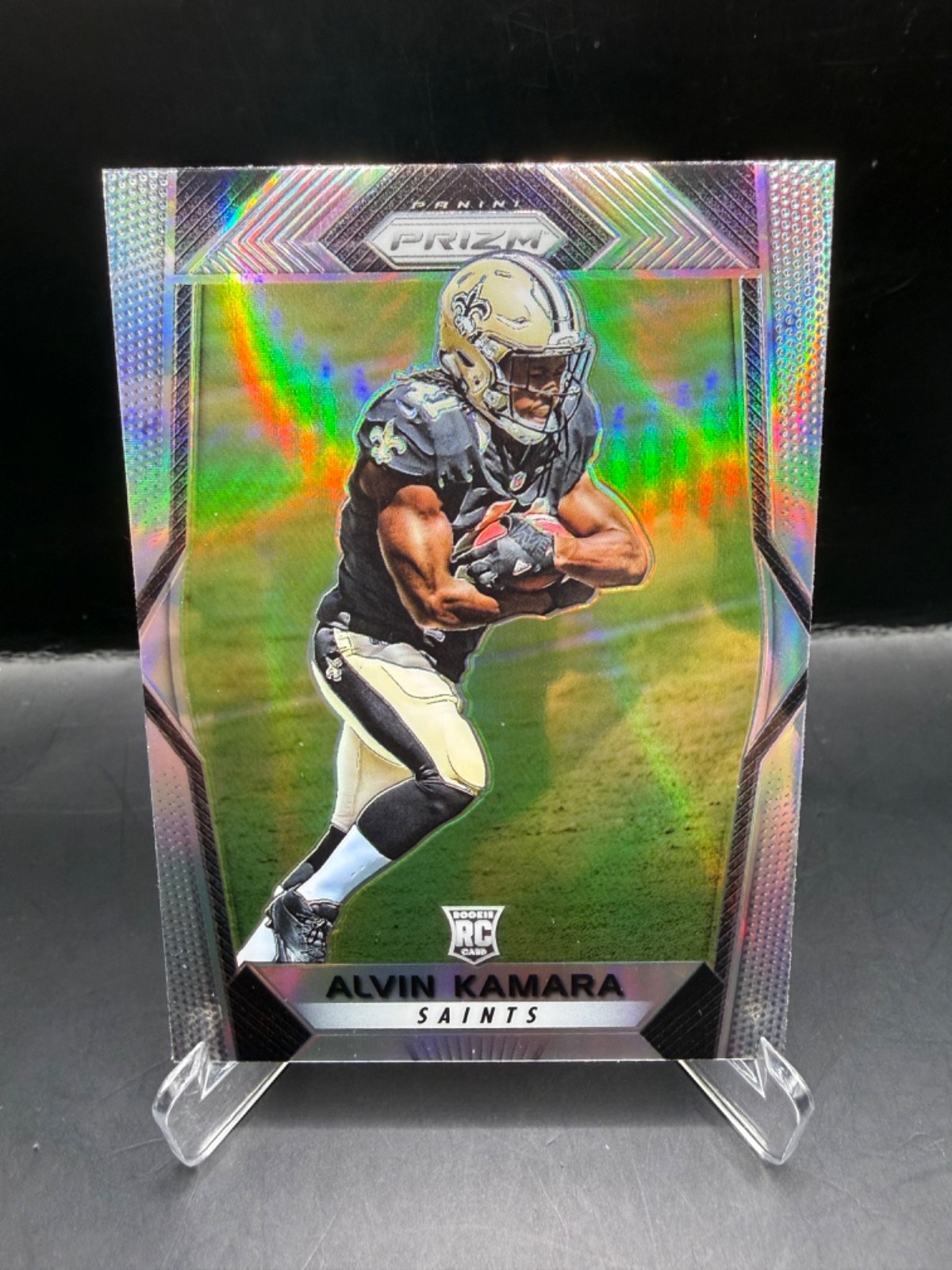 2017 Panini Prizm Alvin Kamara Silver Rookie (RC) #291 New Orleans Saints 