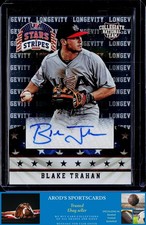 2015 USA Baseball Stars & Stripes *Blake Trahan **Card #14** #'d /299 AUTO