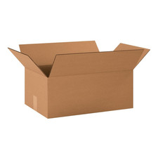 Shipping Boxes Medium 20"L X 12"W X 8"H 20-Pack - Corrugated Cardboard Box for M