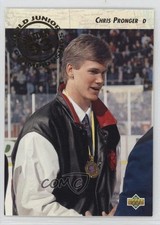 1992-93 Upper Deck World Juniors Championships Chris Pronger #591 HOF 1m8f