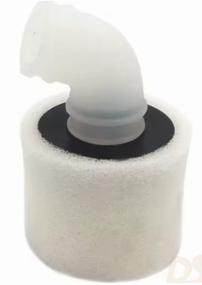 Nitro Motor Luftfilter. 1/8 RC Schwarz Alu. - Extra Fine Foam, HPI Kyosho
