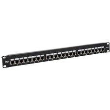 Tripp Lite Cat5e / Cat6 Patch Panel 24-Port Shielded Krone IDC 568B RJ45