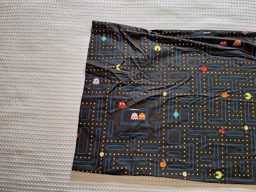Federa da gioco Pac Man retrò arcade cotone misura standard 28x18 fienile ceramica - Foto 5 di 8