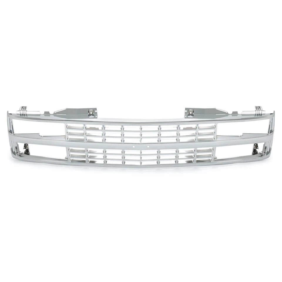 For Chevy Chevrolet C/K 1500 2500 3500 Silverado 1988-93 Chrome Grille Assembly - Image 2 of 4