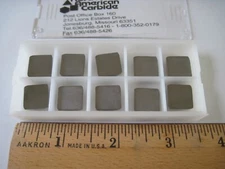 (Qty 10) North American Carbide SMK42E2R Cermet Inserts SPKN 1203EDR