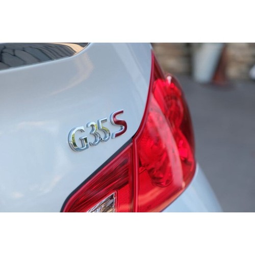 Placa de identificación deportiva cromada con logotipo de maletero trasero para Infiniti G35s - Imagen 5 de 5