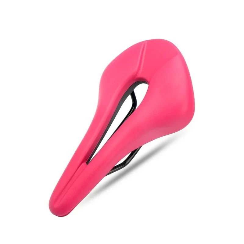 Selle De Vélo Fizik Vitesse - Blanc/rose, Cuir, Pour Route Et VTT, New Old Stock