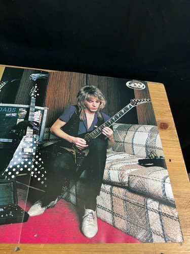 1998 VINTAGE 2PG MAGAZINE CENTERFOLD POSTER OF RANDY RHOADS OR JOHN FOGERTY CCR - Picture 3 of 6