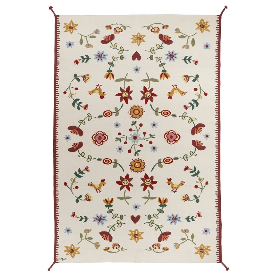 定価99,990円新品IKEA NICKGRS 200x300cmウール手織り IKEA NICKGRAS NICKGRÄS Rug handmade 6 ' 7 