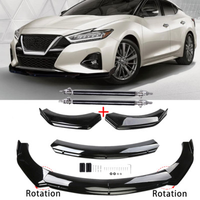 Front Bumper Lip Part Accessories Splitter Spoiler For Sentra Altima Maxima