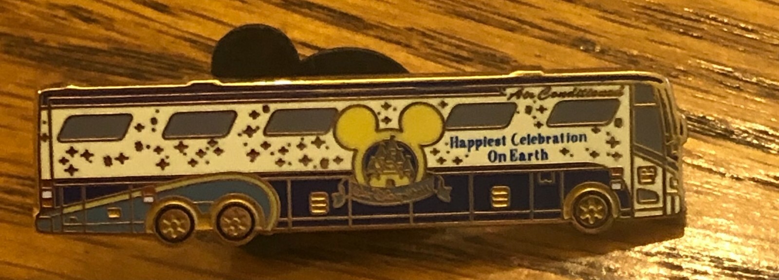 Disney Pin 40168  Disney's Magical Express Bus  Happiest Celebration on Earth 