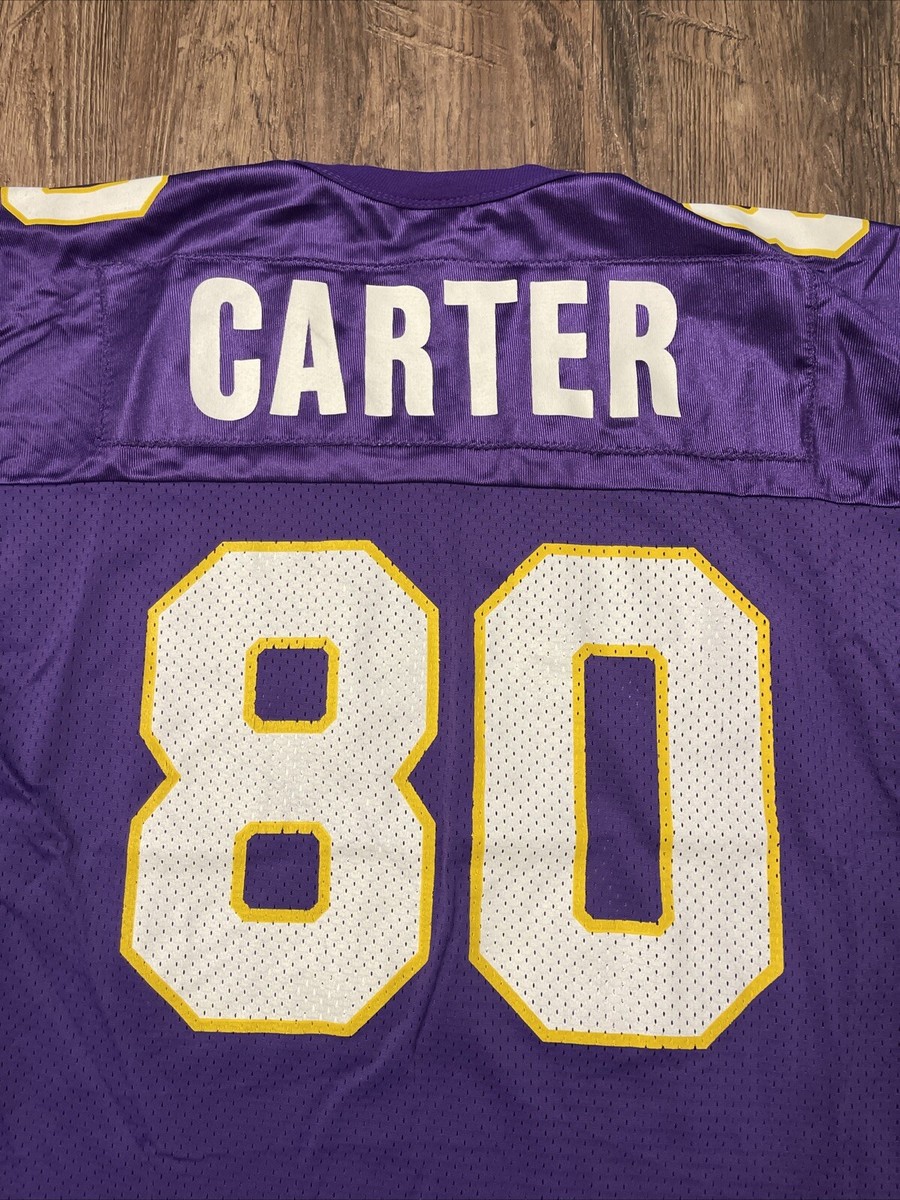 VTG 90s Champion Chris Carter #80 Minnesota Vikings Jersey 44