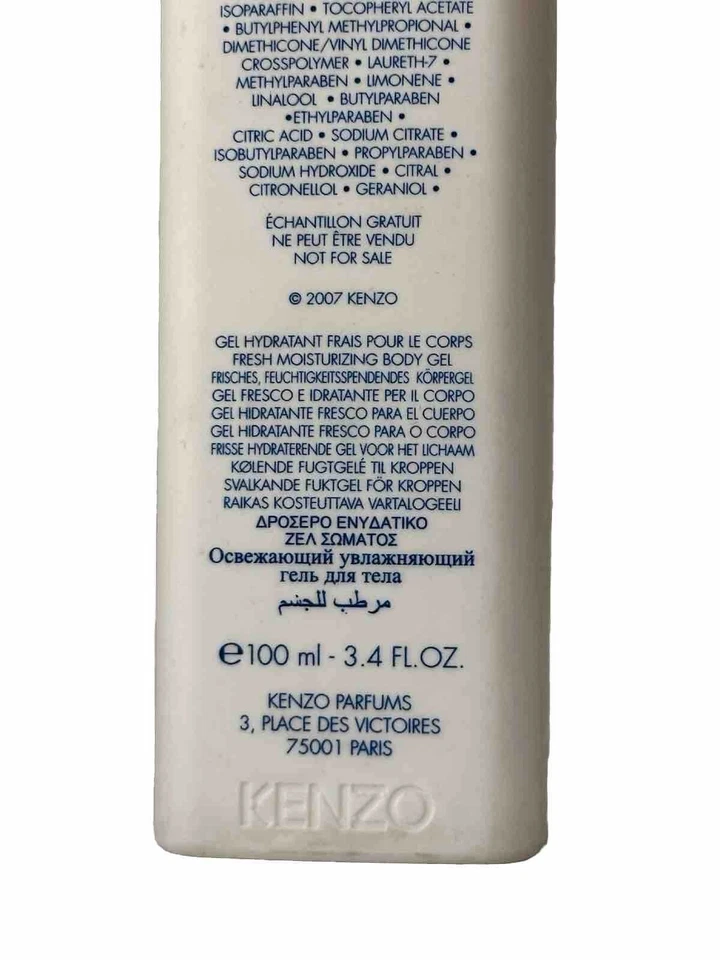 Gel corporal hidratante fresco L'eau Par Kenzo 3,4 OZ Foto 4 de 4