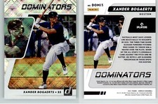 Xander Bogaerts 2021 Panini Donruss Dominators Diamond #DOM13 Boston Red Sox