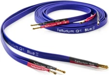 Tellurium Q Blue II 2.5M directional Speaker Cables w/Bananas AUTHORIZED-DEALER