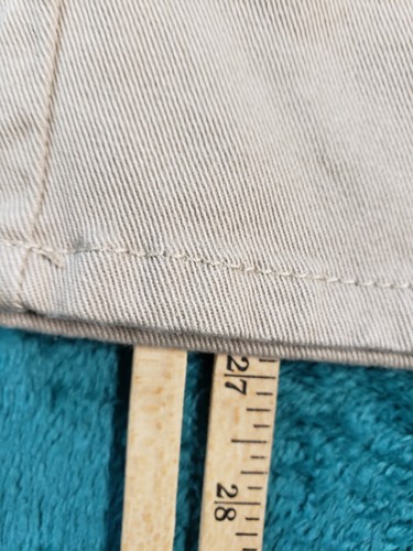 Basic Editions Jeans 8 Womens Beige Stretch Pants Mid Rise Classic Straight NWT - Picture 8 of 15