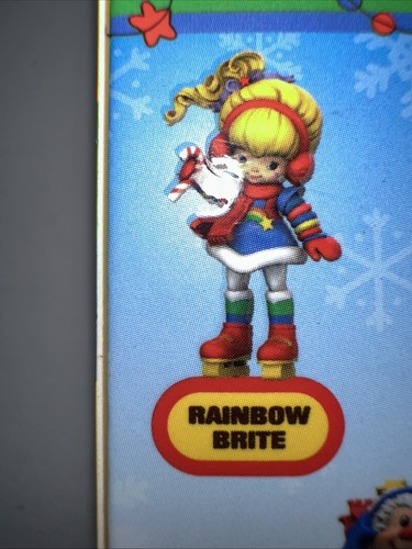RAINBOW BRITE! Rainbow Brite 40th Anniversary CheeBee 2.5" Winter Holiday - NEW - Picture 5 of 8